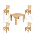 Mesa Infantil + 4 Cadeiras | Urso | 24909
